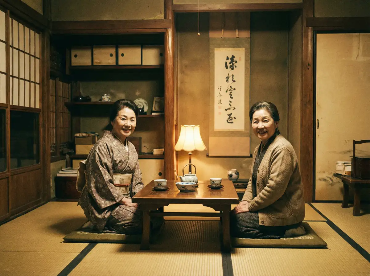 两位优雅的 《耽美小说》- 耽美小说最新更新~全网独家耽美小说 在日式茶室中品茶交谈